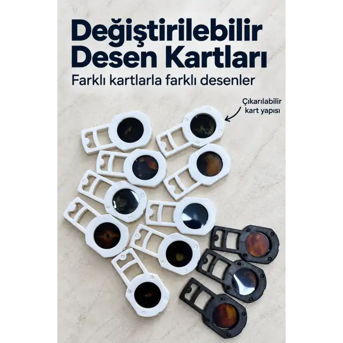 Projeksiyon Lambası USB Bağlantılı Çevirmeli Netlik Ayarlı
