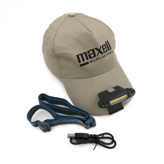 Ps-1930 Usb Şarjlı Cob Led Şapka Feneri