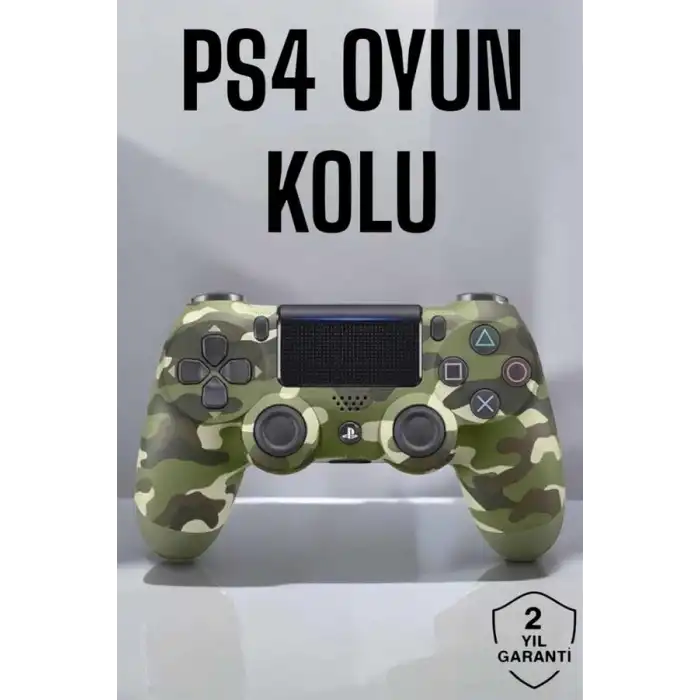 PS4 Oyun Kolu Kamuflaj Desenli Joystick