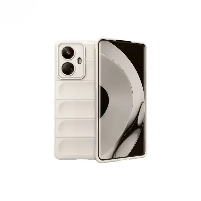 Realme 10 Pro 5g Kılıf Optimum Silikon - Krem