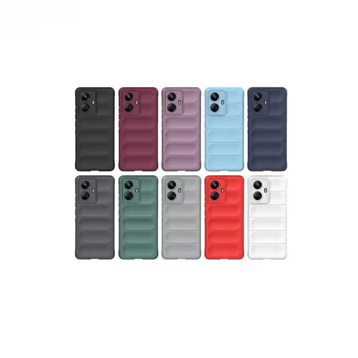 Realme 10 Pro 5g Kılıf Optimum Silikon - Siyah