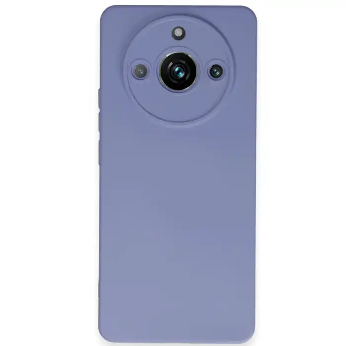 Realme 11 Pro Kılıf Nano İçi Kadife Silikon - Lila