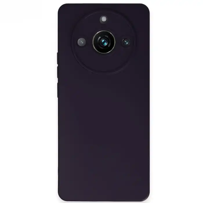 Realme 11 Pro Kılıf Nano İçi Kadife Silikon - Mor