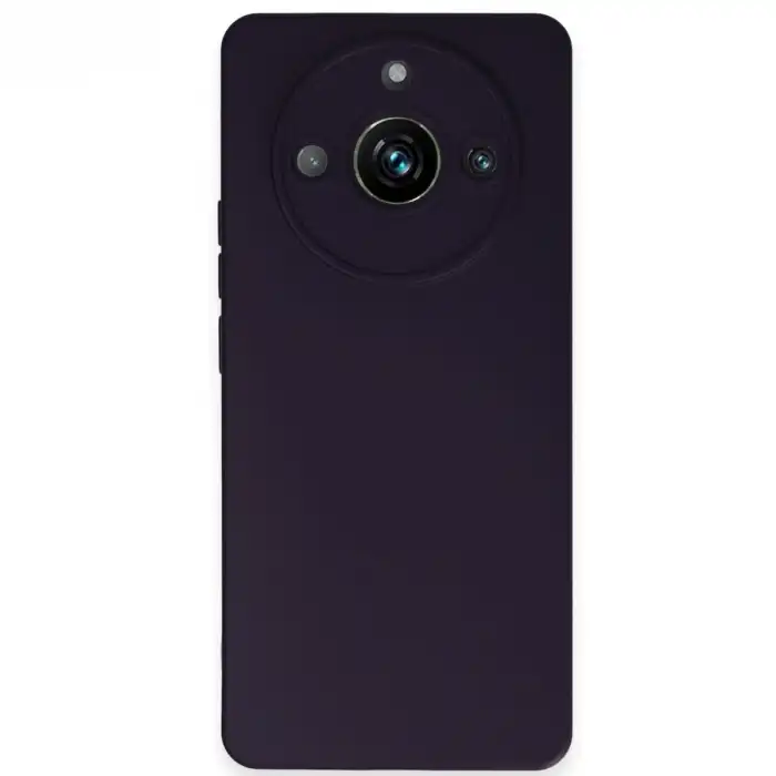 Realme 11 Pro Kılıf Nano İçi Kadife Silikon - Mor