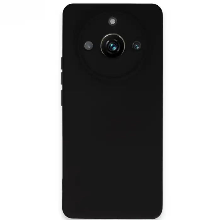 Realme 11 Pro Kılıf Nano İçi Kadife Silikon - Siyah