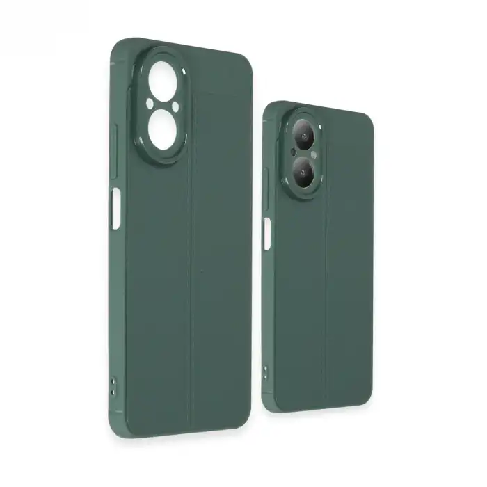 Realme 12 Lite Kılıf Auto Focus Kapak - Koyu Yeşil