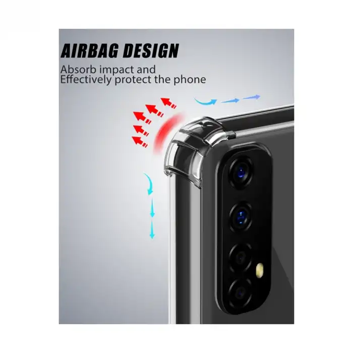 Realme 7 Kılıf Olex Tpu Silikon - Şeffaf