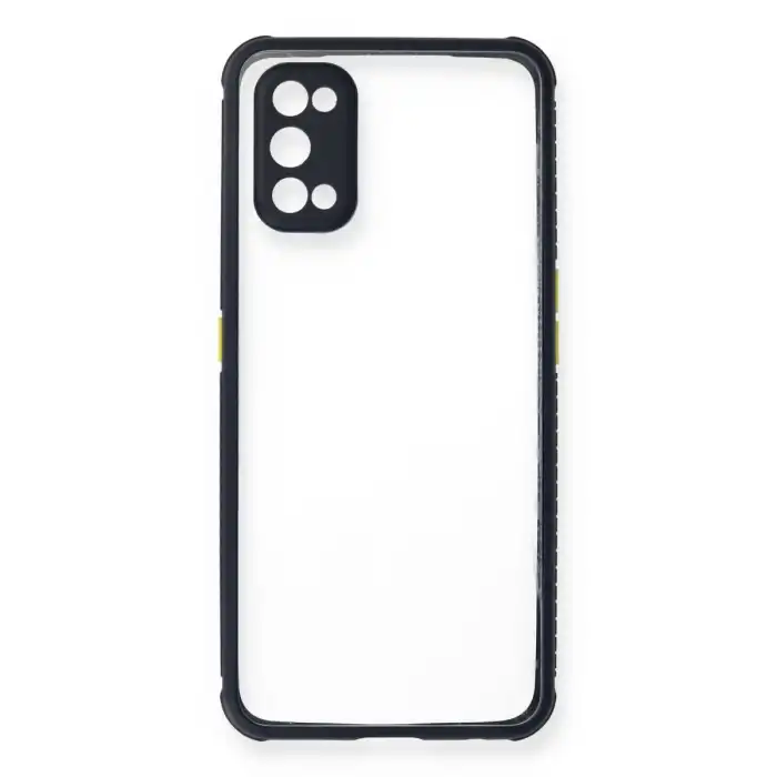 Realme 7 Pro Kılıf Miami Şeffaf Silikon - Lacivert