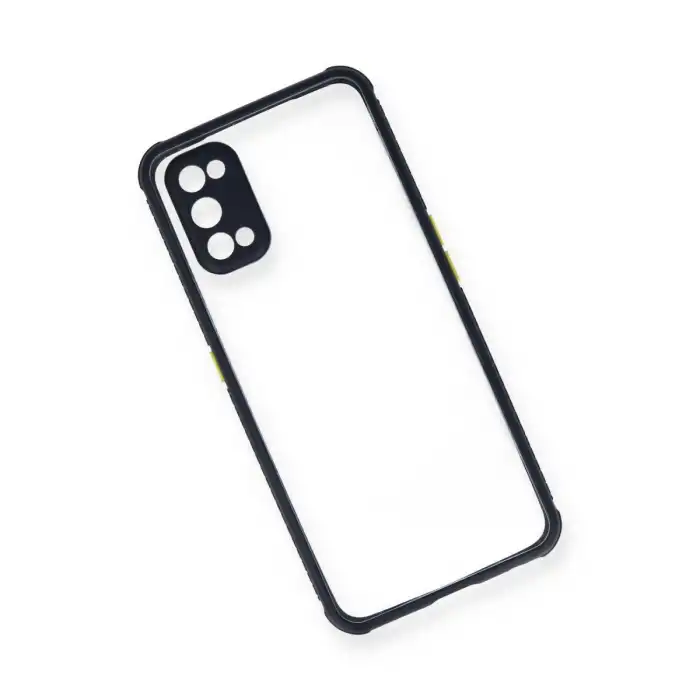 Realme 7 Pro Kılıf Miami Şeffaf Silikon - Lacivert