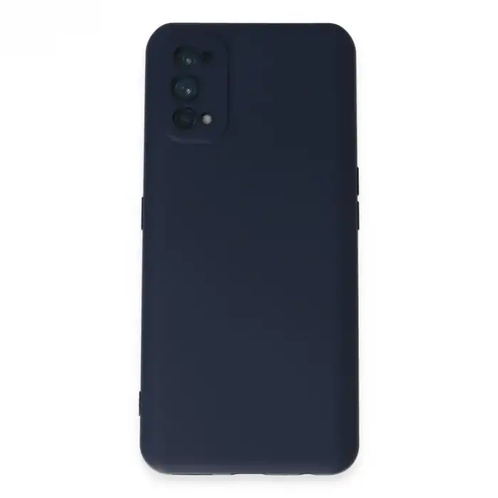 Realme 7 Pro Kılıf Nano İçi Kadife Silikon - Lacivert