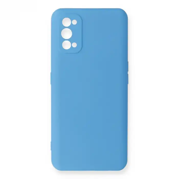 Realme 7 Pro Kılıf Nano İçi Kadife Silikon - Mavi