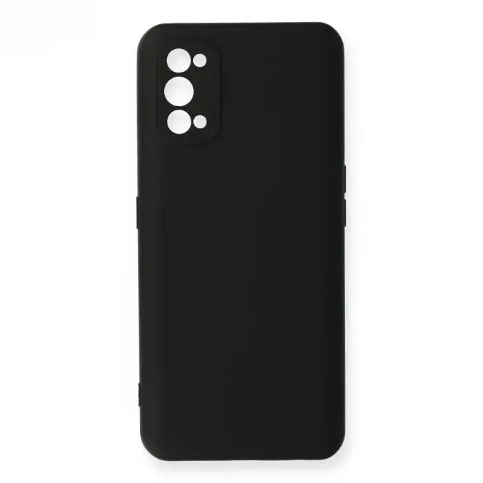 Realme 7 Pro Kılıf Nano İçi Kadife Silikon - Siyah