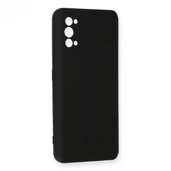 Realme 7 Pro Kılıf Nano İçi Kadife Silikon - Siyah