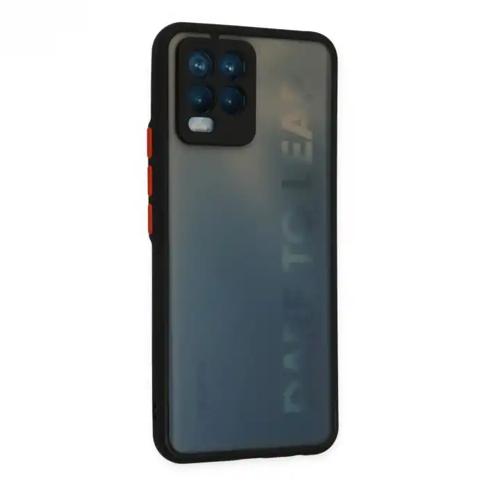 Realme 8 Kılıf Montreal Silikon Kapak - Siyah