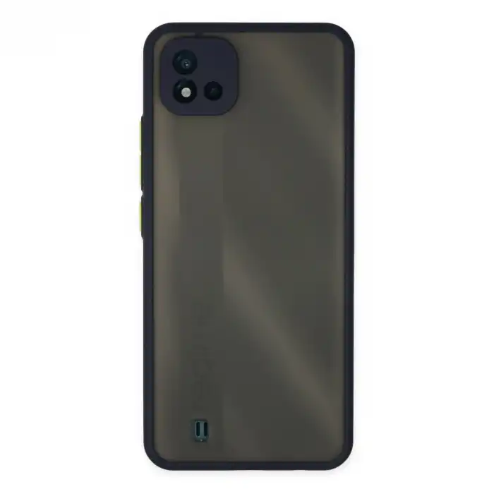 Realme C11 2021 Kılıf Montreal Silikon Kapak - Lacivert