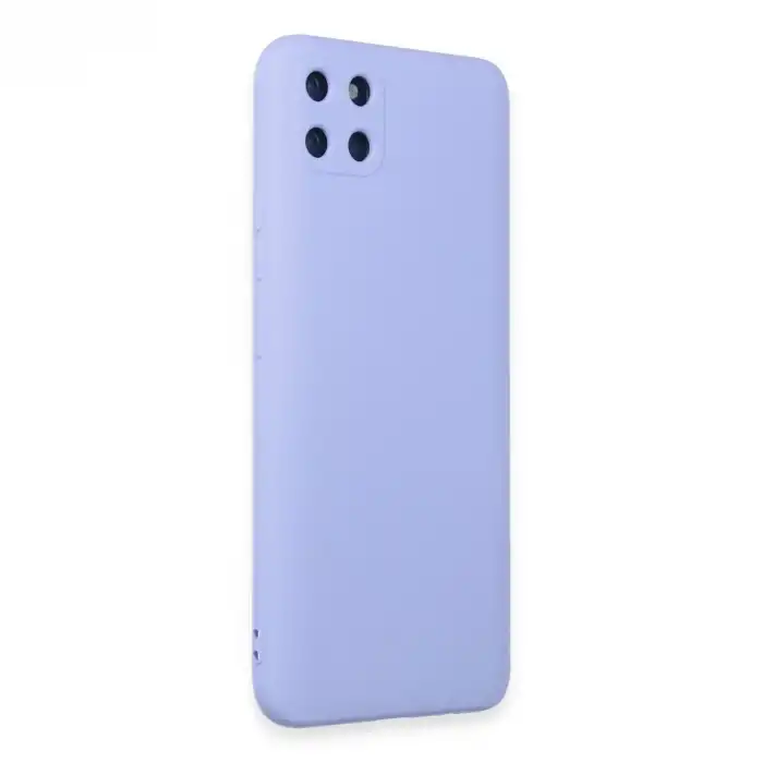 Realme C11 Kılıf Nano İçi Kadife Silikon - Lila