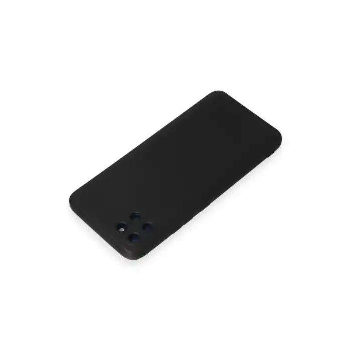 Realme C11 Kılıf Nano İçi Kadife Silikon - Siyah