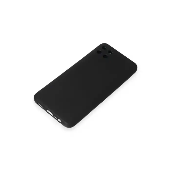 Realme C11 Kılıf Nano İçi Kadife Silikon - Siyah