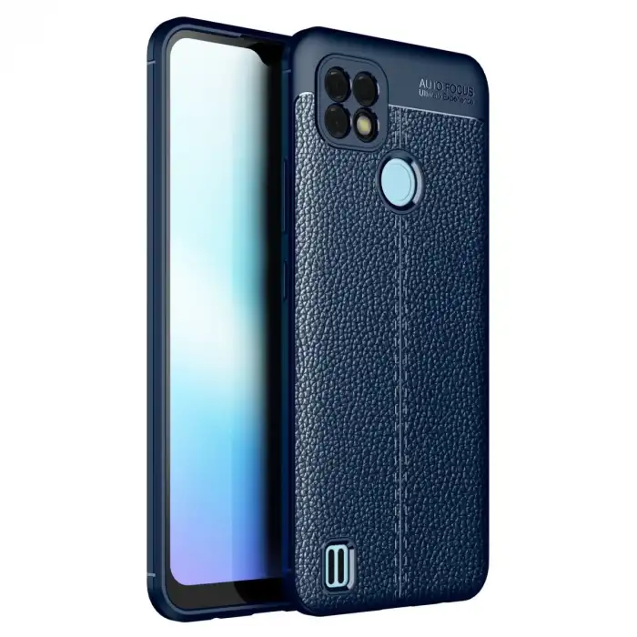 Realme C25 Kılıf Auto Focus Kapak - Lacivert