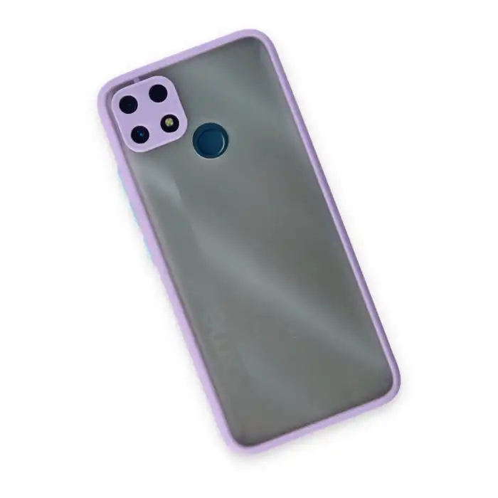 Realme C25 Kılıf Montreal Silikon Kapak - Mor