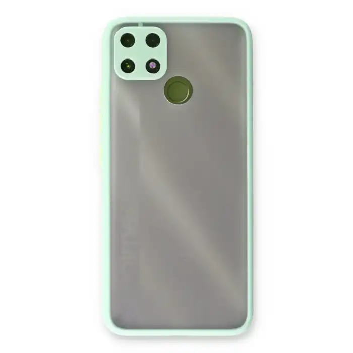 Realme C25 Kılıf Montreal Silikon Kapak - Turkuaz