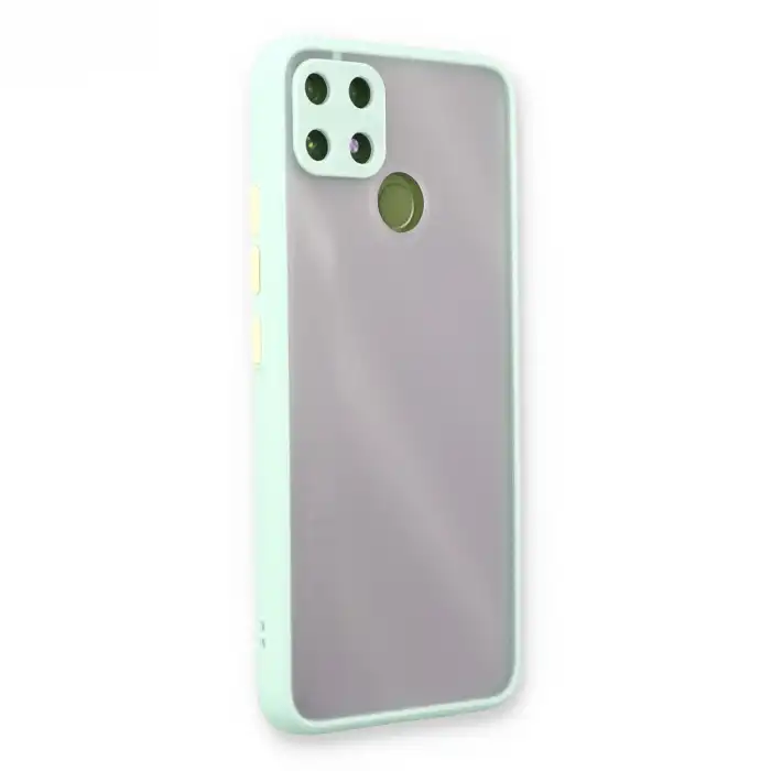 Realme C25 Kılıf Montreal Silikon Kapak - Turkuaz