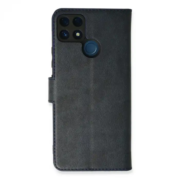 Realme C25 Kılıf Trend S Plus Kapaklı Kılıf - Lacivert