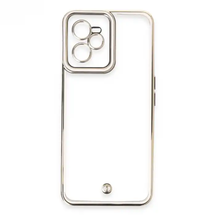 Realme C35 Kılıf Liva Lens Silikon - Beyaz