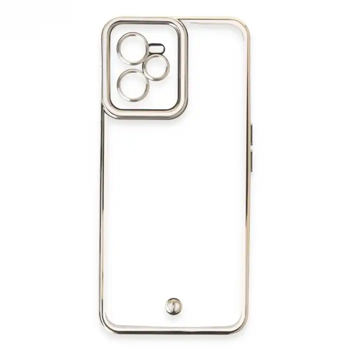 Realme C35 Kılıf Liva Lens Silikon - Beyaz