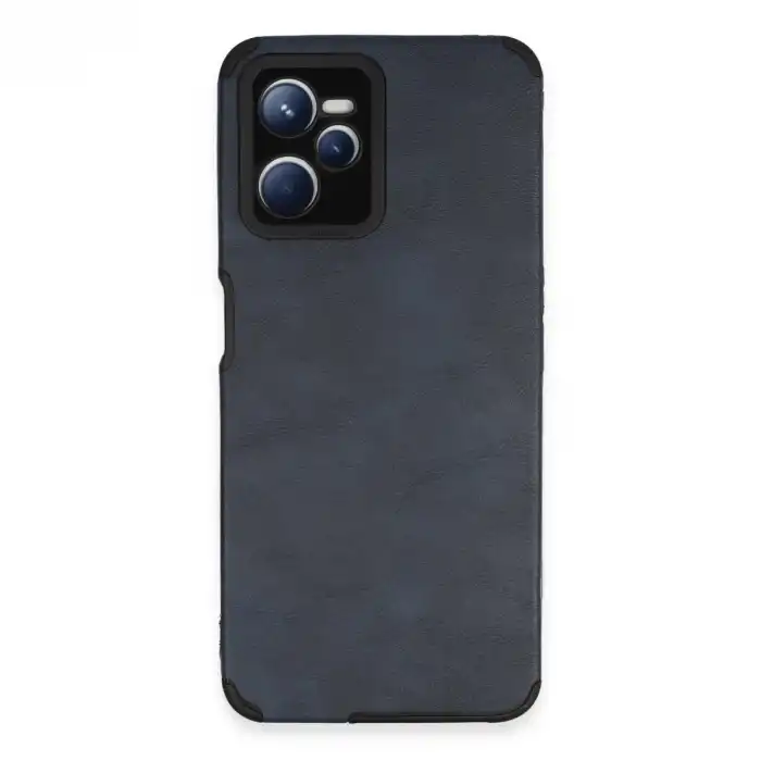 Realme C35 Kılıf Loop Deri Silikon - Lacivert