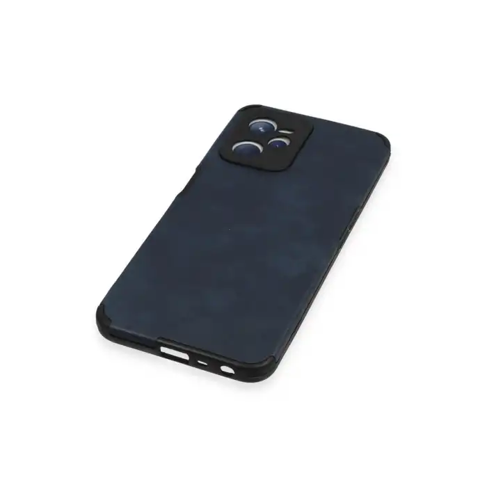 Realme C35 Kılıf Loop Deri Silikon - Lacivert