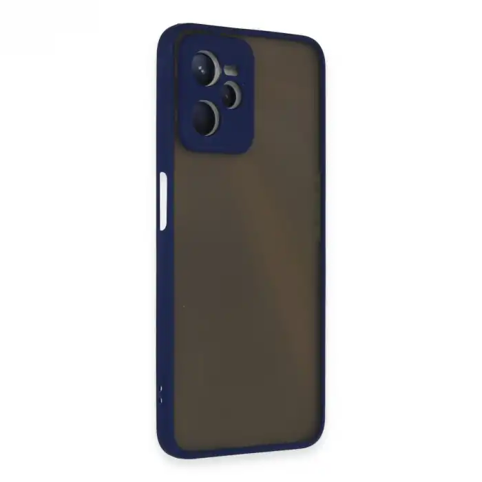 Realme C35 Kılıf Montreal Silikon Kapak - Lacivert