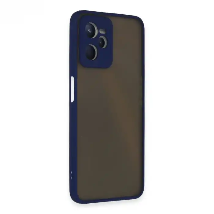 Realme C35 Kılıf Montreal Silikon Kapak - Lacivert