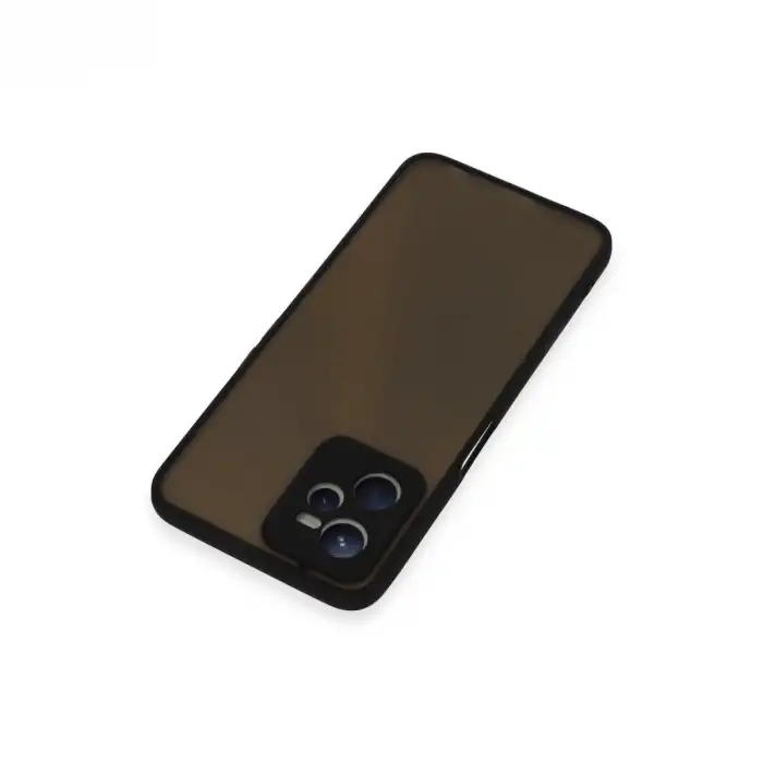 Realme C35 Kılıf Montreal Silikon Kapak - Siyah