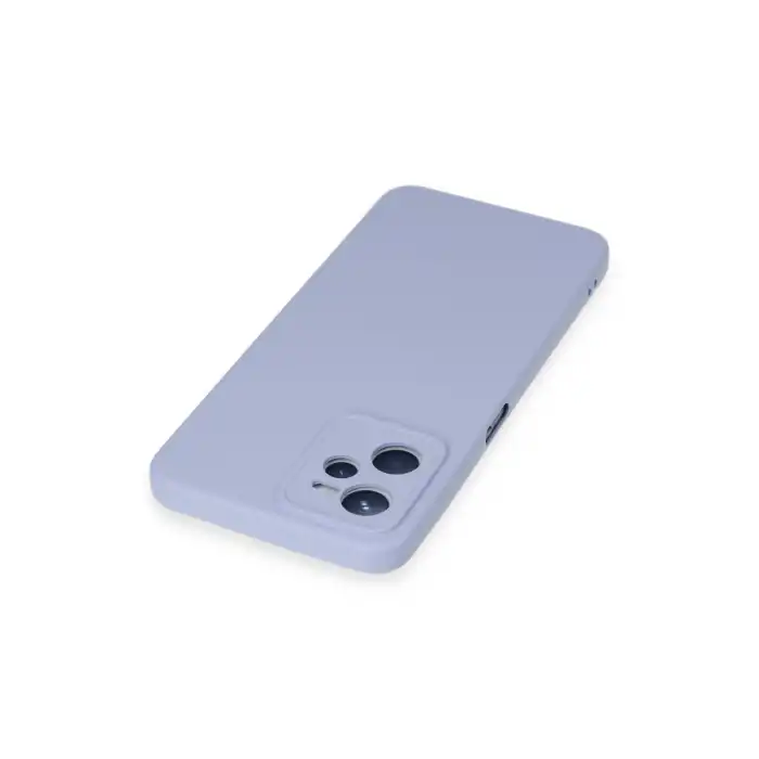 Realme C35 Kılıf Nano İçi Kadife Silikon - Lila