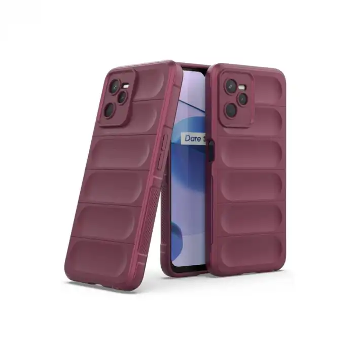 Realme C35 Kılıf Optimum Silikon - Bordo