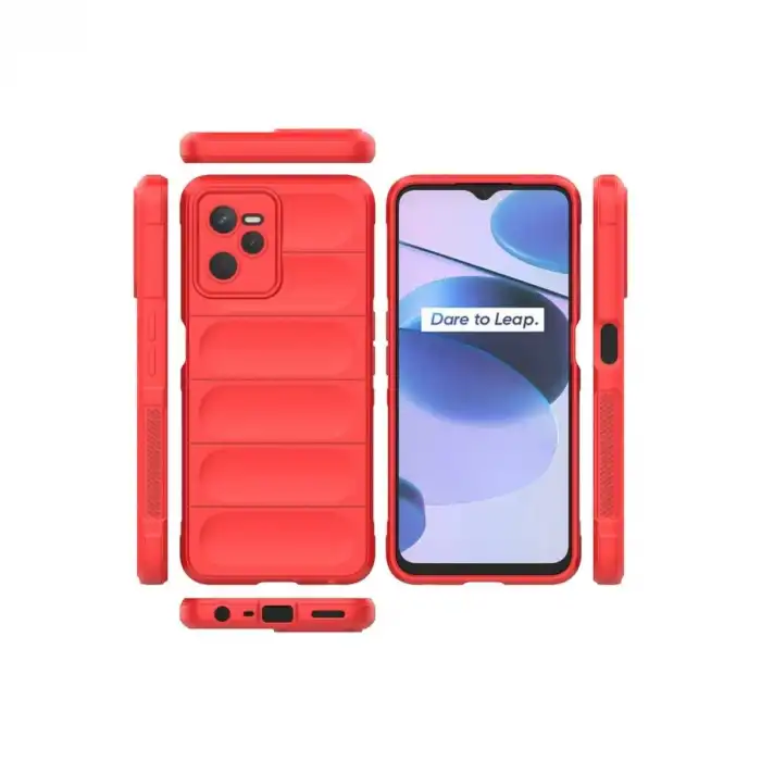 Realme C35 Kılıf Optimum Silikon - Kırmızı