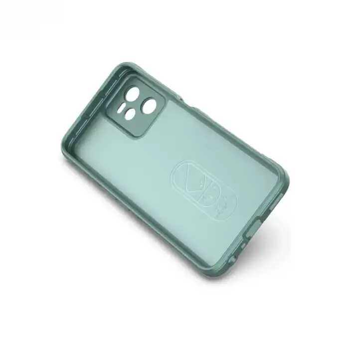 Realme C35 Kılıf Optimum Silikon - Koyu Yeşil