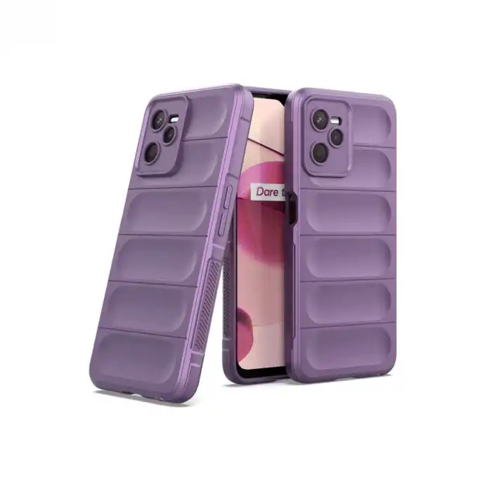 Realme C35 Kılıf Optimum Silikon - Mor