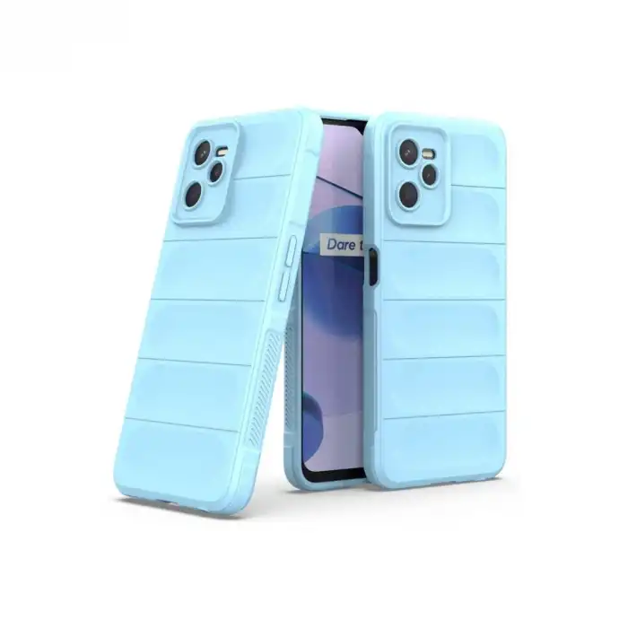 Realme C35 Kılıf Optimum Silikon - Sky Blue