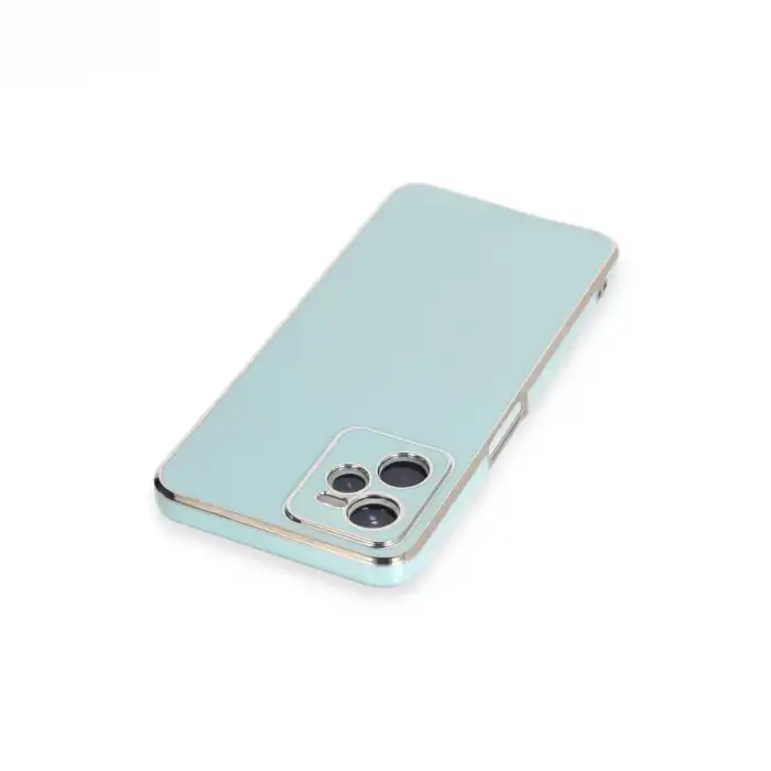 Realme C35 Kılıf Volet Silikon - Açık Yeşil