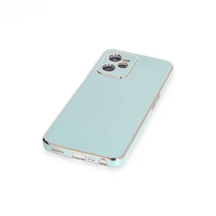 Realme C35 Kılıf Volet Silikon - Açık Yeşil