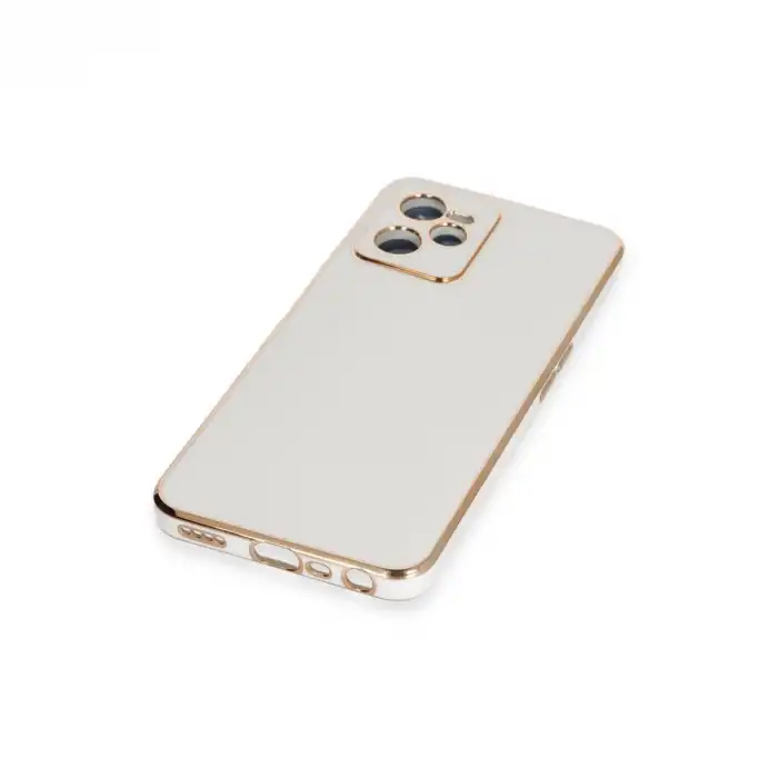 Realme C35 Kılıf Volet Silikon - Beyaz