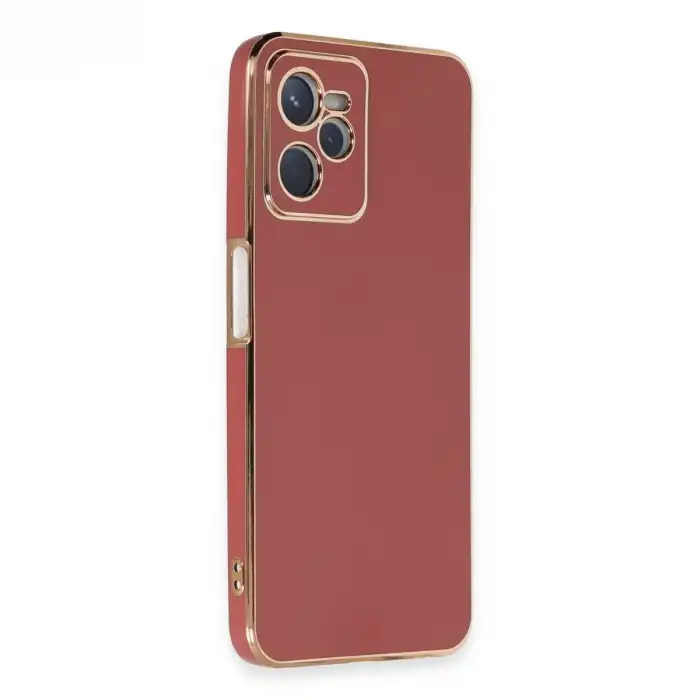 Realme C35 Kılıf Volet Silikon - Kırmızı