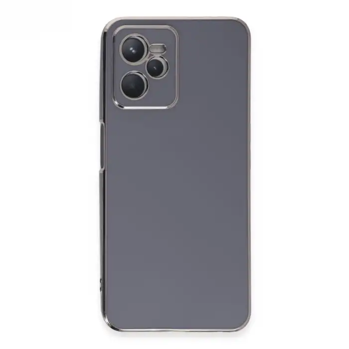 Realme C35 Kılıf Volet Silikon - Mavi
