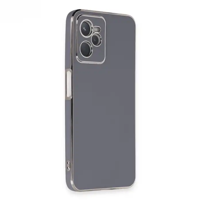 Realme C35 Kılıf Volet Silikon - Mavi