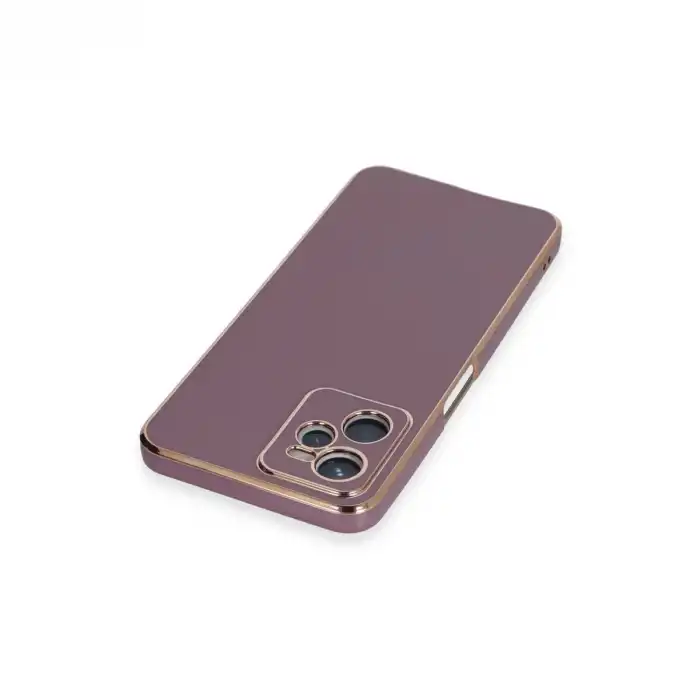 Realme C35 Kılıf Volet Silikon - Mor