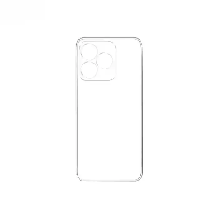 Realme C53 Kılıf Lüx Şeffaf Silikon