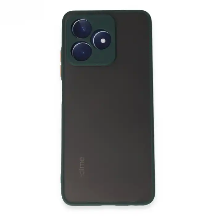 Realme C53 Kılıf Montreal Silikon Kapak - Yeşil
