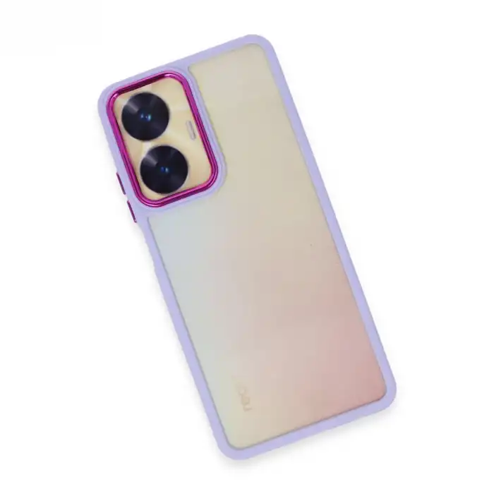 Realme C55 Kılıf Dora Kapak - Lila